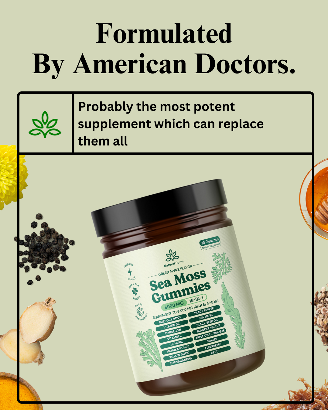 Sea Moss 16-In-1 Gummies